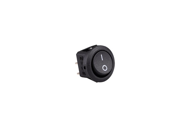 20mm Black Body 1NO w/o Illumination with Terminal (0-I) Marked Black A71 Series Rocker Switch